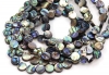 Margele sidef natural Abalone, scoica paua, disc, 8mm