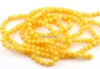 Margele sidef galben, rotund, 5.5mm