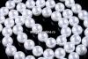 Perle tip Mallorca, rotund, alb,  3.3mm