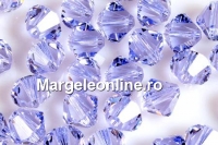 Swarovski, margele bicone, provence lavender, 6mm - x10