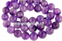 Margele ametist natural, rotund, 10mm