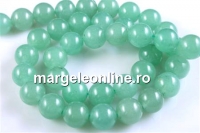 Margele aventurin verde, Green aventurine, rotund, 8mm