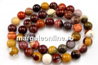 Mookaite jasper, round, 4.1-4.4mm