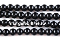 Onix, black, round, 12mm