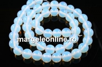 Margele opalit, rotund, 8mm