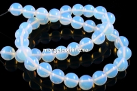 Margele opalit, rotund, 12mm