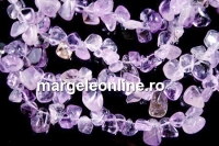 Margele ametist cu ametrin, neregulat, 10-14mm