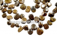 Margele bronzit, nugget, 12-14mm