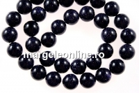 Margele piatra soarelui albastru, Blue goldstone, round, 10mm