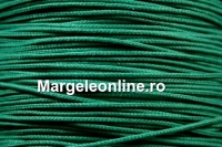 Snur matase cu guta pentru bratari,  verde, 0.8mm - x5m