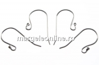 Tortite cercei S, argint 925 placat cu rodiu, 20mm - x1per
