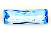 Swarovski, princess baguette, aquamarine, 24x8mm - x1