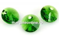 Swarovski, rivoli pendant, fern green, 8mm - x4