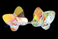 Swarovski, fluture, aurore boreale, 8mm - x2
