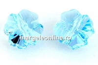 Swarovski, trifoi, aquamarine, 8mm - x2