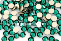 Swarovski, rhinestone ss12, emerald, 3mm - x20