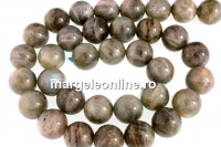 Margele labradorit, rotund, 10mm