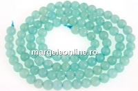 Margele Amazonite natural, rotund, 4.5mm