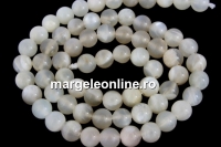 Natural moonstone, translucent, round, 6.5mm