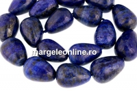Lapis lazuli natural, drop, 18.5x13mm