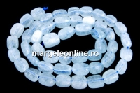 Margele acvamarin, neregulat, 7-9mm