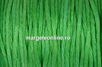 Snur satin, verde, 1.5mm - 5m