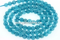 Margele cuart albastru angelit, rotund, 4.5mm