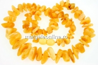 Baltic amber, necklace free form, 10-14mm