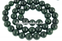 Green goldstone, round, 10mm