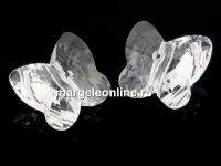 Swarovski, fluture, crystal, 10mm - x2