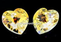 Swarovski, pandantiv inima, aurore boreale, 14mm - x2