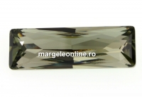 Swarovski, rivoli cabochon, black diamond, 24x8mm - x1