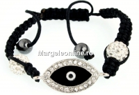 Bratara  shamballa cu link evil eye - x1