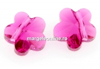 Swarovski, floare, fuchsia, 8mm - x2