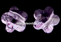 Swarovski, floare, violet, 8mm - x2