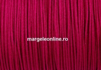 Snur matase pentru bratari, roz fucsia, 0.8mm - x5m