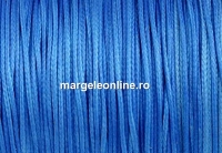 Snur matase cerata pentru bratari, negru, 0.8mm - 5m