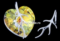 Pendant bail, 925 silver, 23x7.5mm - x1