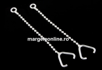 Sistem prindere pandantiv, cercei, argint 925, 42mm - x1