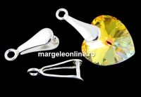 Sistem prindere pandantiv, argint 925, 15.5x5mm - x1