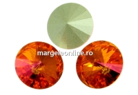 Swarovski, rivoli, astral pink, 6mm - x2