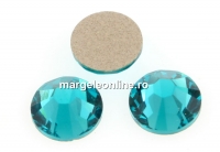 Swarovski, cabochon, blue zircon, 6mm - x4