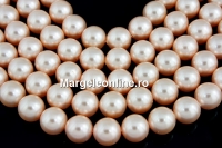 Swarovski pearl, peach, 10mm - x20