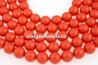 Swarovski pearl, coral, 8mm - x50