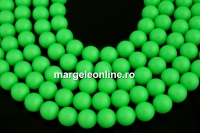Perle Swarovski, neon green, 6mm - x20
