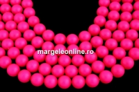 Perle Swarovski, neon pink, 6mm - x20