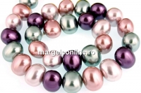 Perle tip Mallorca, drops, romantic mix, 16mm