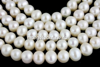 Perle de cultura - 8.5-9mm, alb