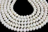 Perle de cultura - 6.5-7.5mmx5.5mm, alb