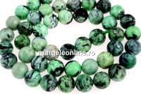 Margele turcoaz lime natural, rotund, 8.5mm